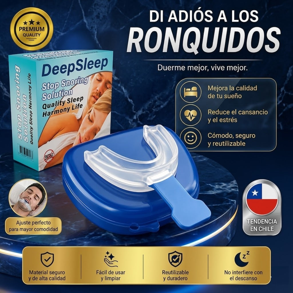 DeepSleep™ - Placa Anti bruxismo y Ronquido