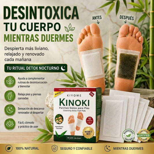 Patch Kinoki™ - Tratamiento de Purificación Nocturna | Pack x30